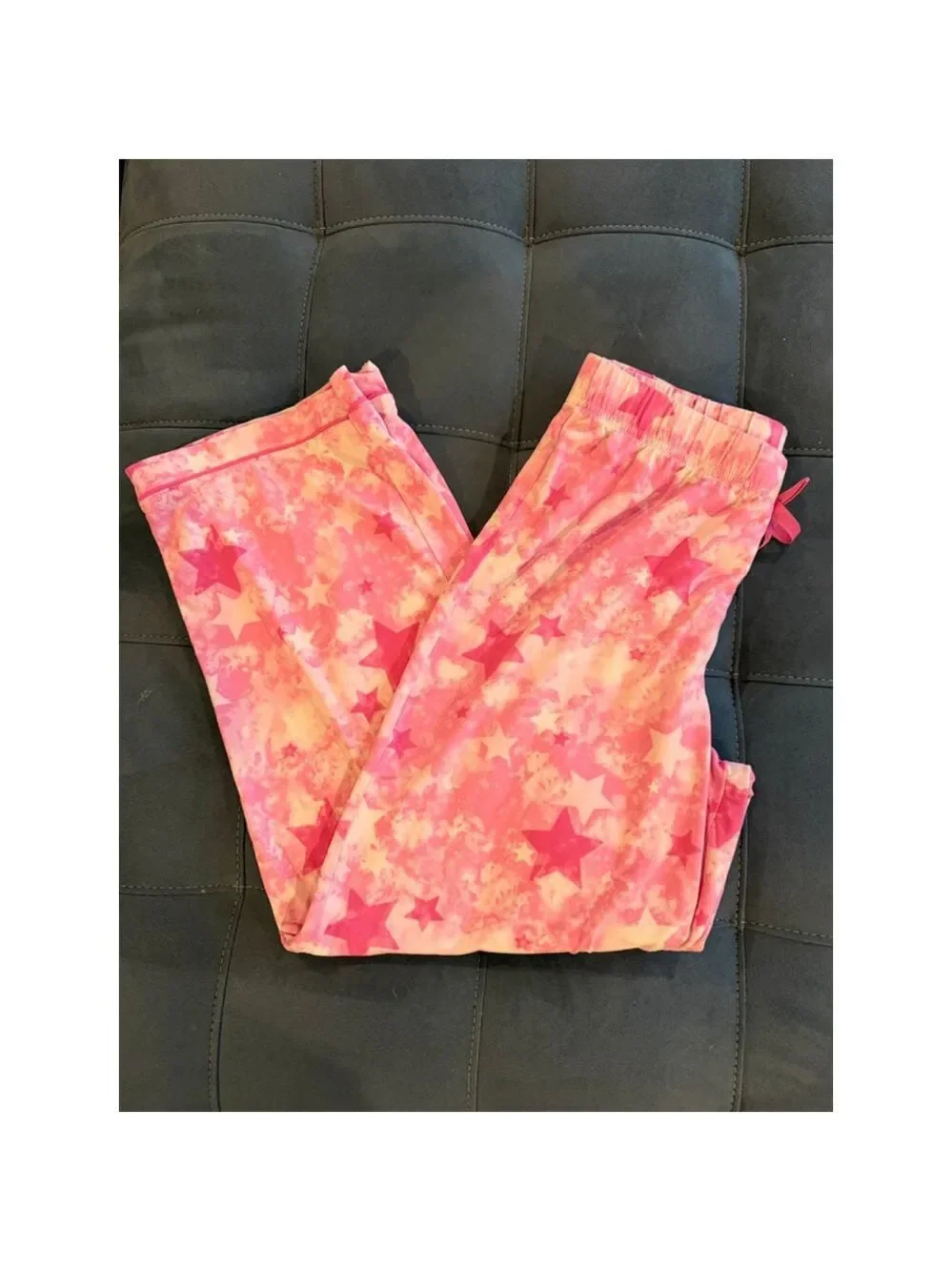 Girls Wonder Nation Pink Star Print Pajama Set L (10-12)